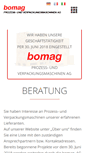 Mobile Screenshot of bomag.ch